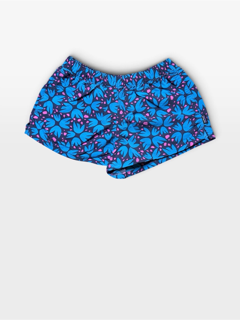 Patagonia Barely Baggies Short Size S Women’s Blue Pink Floral